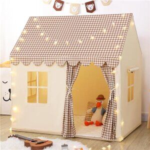 SweHouse Kids Play Tents Indoor Playhouse Tents with Lights & Mat